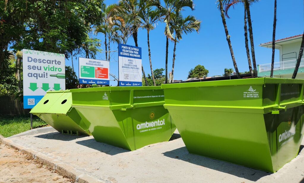 Joinville instala pontos para descarte voluntário de móveis volumosos