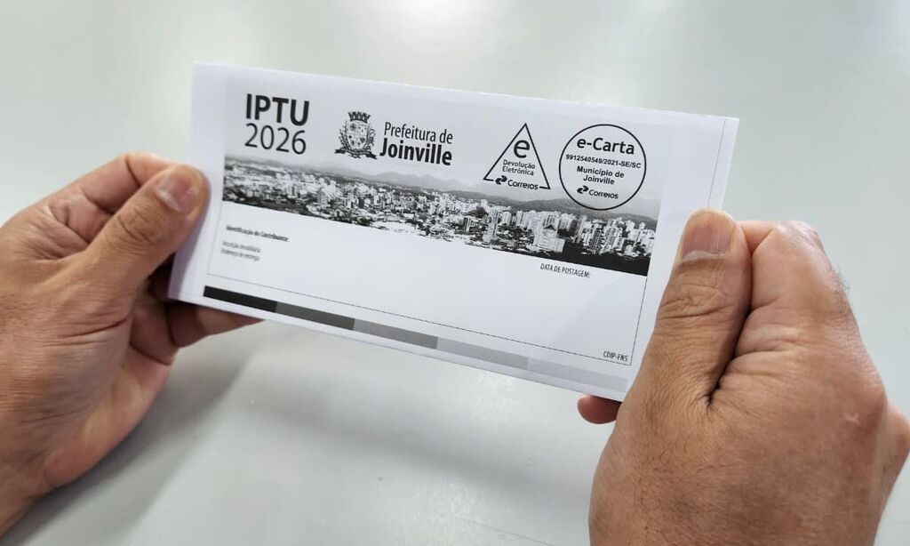 IPTU em Joinville pode ser pago com 8% de desconto até 10 de fevereiro
