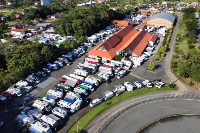 Registro do encontro realizado pelo grupo em Pomerode