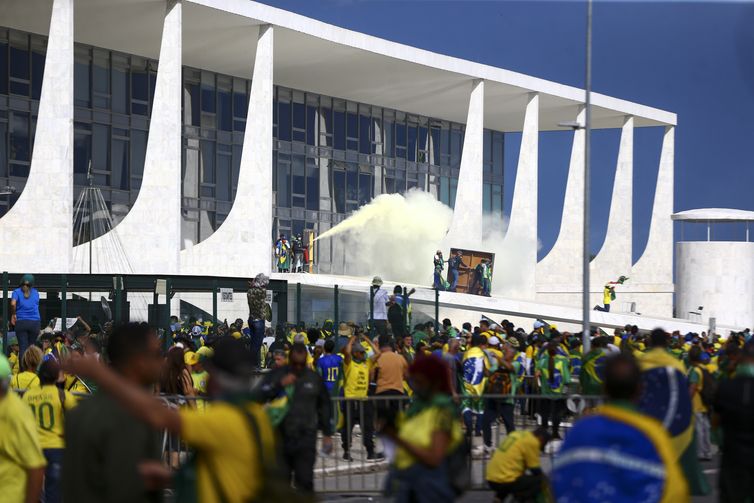 Ataques golpistas no Planalto - Foto Agência Brasil - EBC