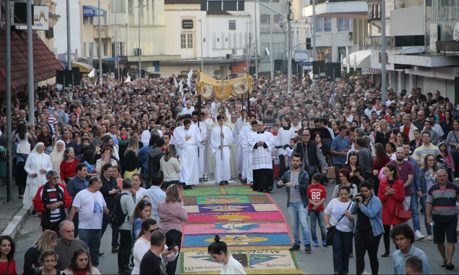 Procissão ocorrerá nas ruas do centro nesta tarde de quinta-feira - Foto Diocese de Joinville