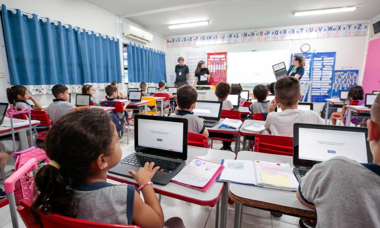 Os testes ocorrerão com alunos do ensino fundamental - Foto divulgação