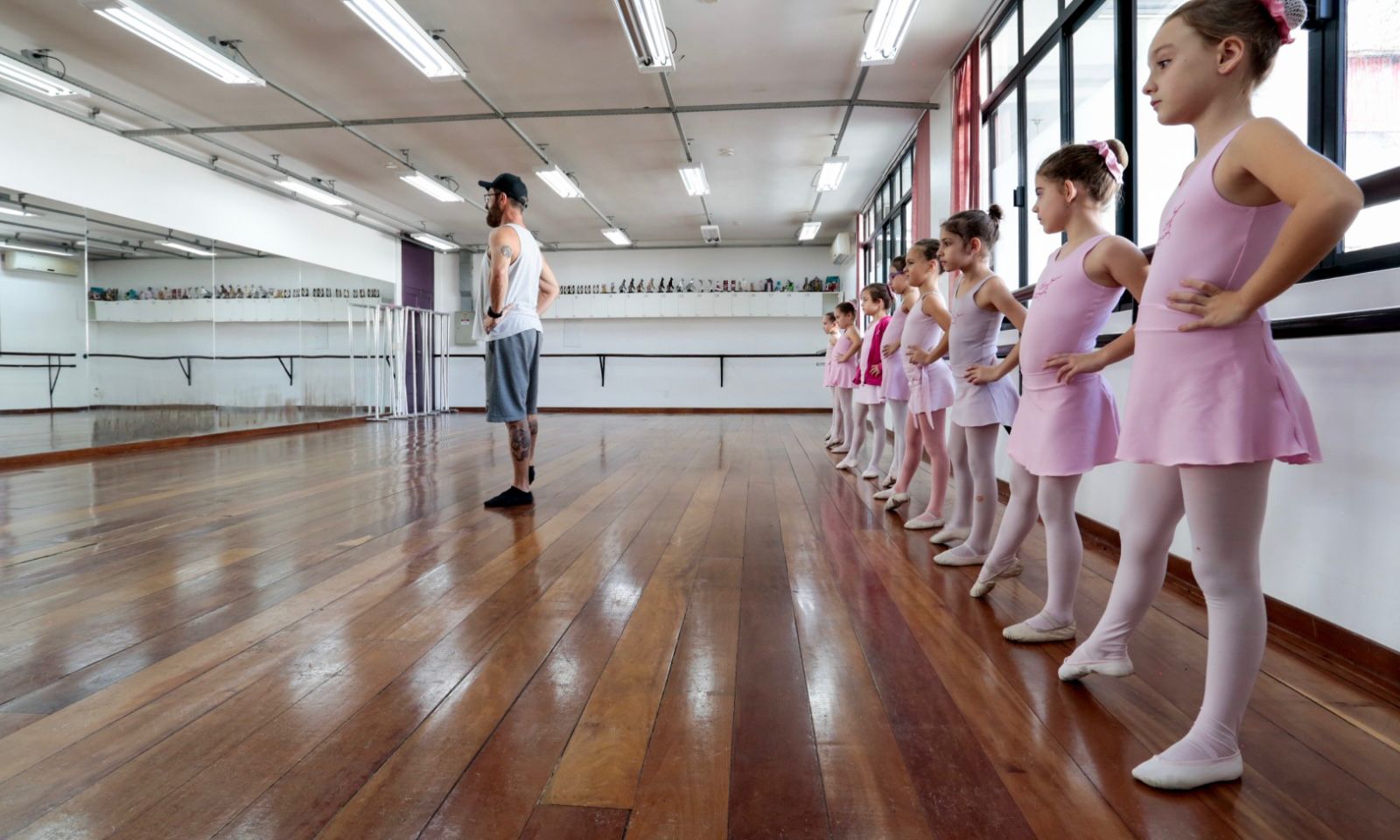 Aulas de ballet ministradas pela casa de cultura - Foto divulgação