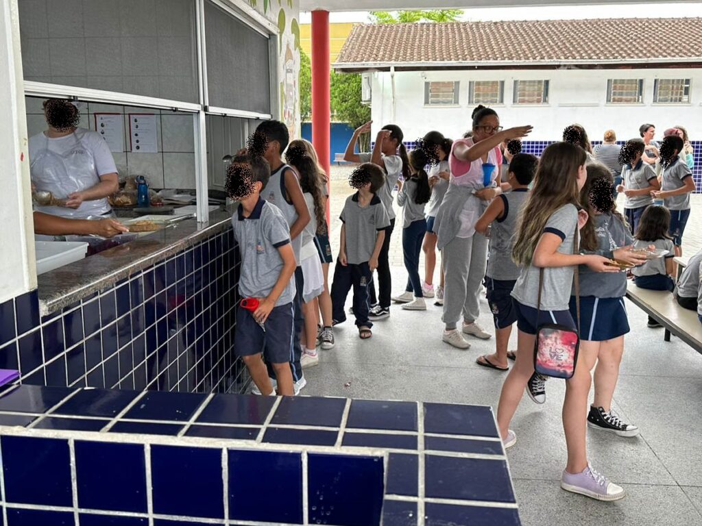 Merenda Escolar em Joinville - Foto Sinsej