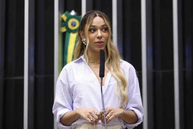 Erika Hilton, Deputada do Psol que apresentou a proposta para o fim da escala 6x1 - Crédito_ Zeca Ribeiro - Câmara dos deputados