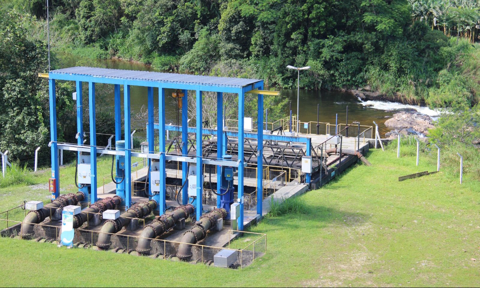 Estação de Tratamento de Água de Cubatão - Foto Divulgação