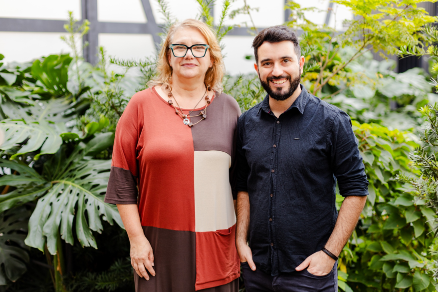 Lucila Horn e Daniel Machado pesquisadores responsáveis pelo NEFA - Foto Divulgação