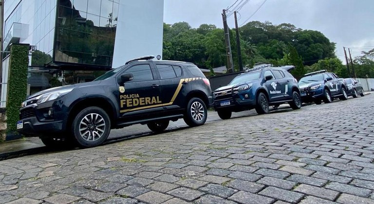 Ação da Polícia Federal e da Receita em Joinville - Foto PF