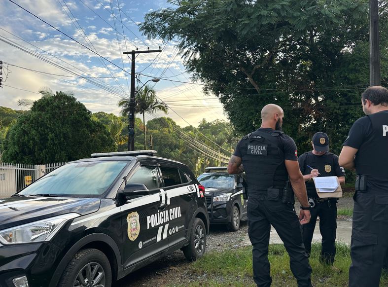 Ação dos policiais na Zona Sul de Joinville - Foto PCSC