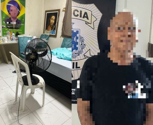 Médico encontrado escondido em sótão de uma casa na Bahia - Foto Polícia Civil