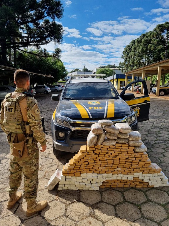 Drogas apreendidas em ação da PRF - Foto PRF