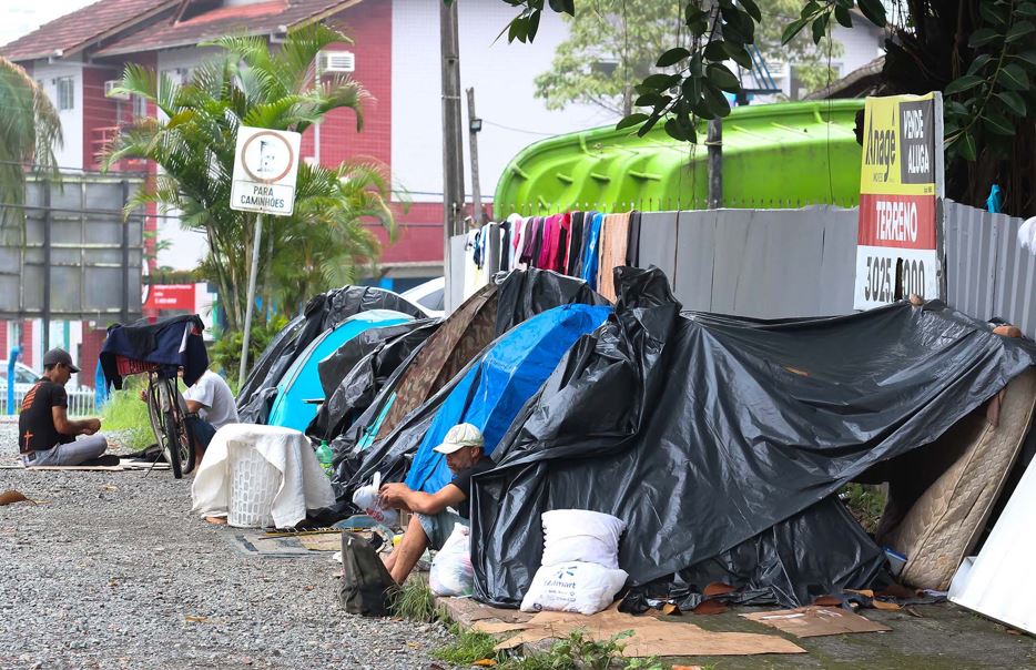 Moradores de rua em Joinville - Foto Mauro Artur Schlieck